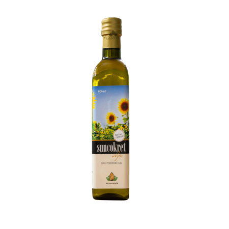 Hladno cijeđeno ulje suncokret 500ml
