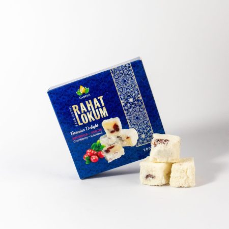 Rahat lokum brusnica kokos