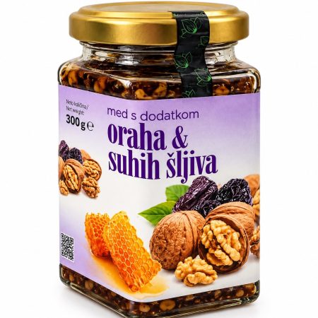 Med sa dodatkom oraha i suhih šljiva